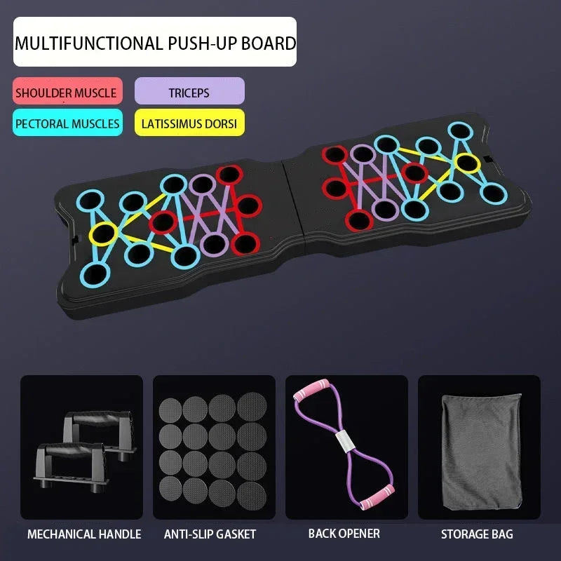 Push Up Training Board Combination Set Home Fitness Equipment Professional Chest Abdomen And Arm Strength Training Equipment