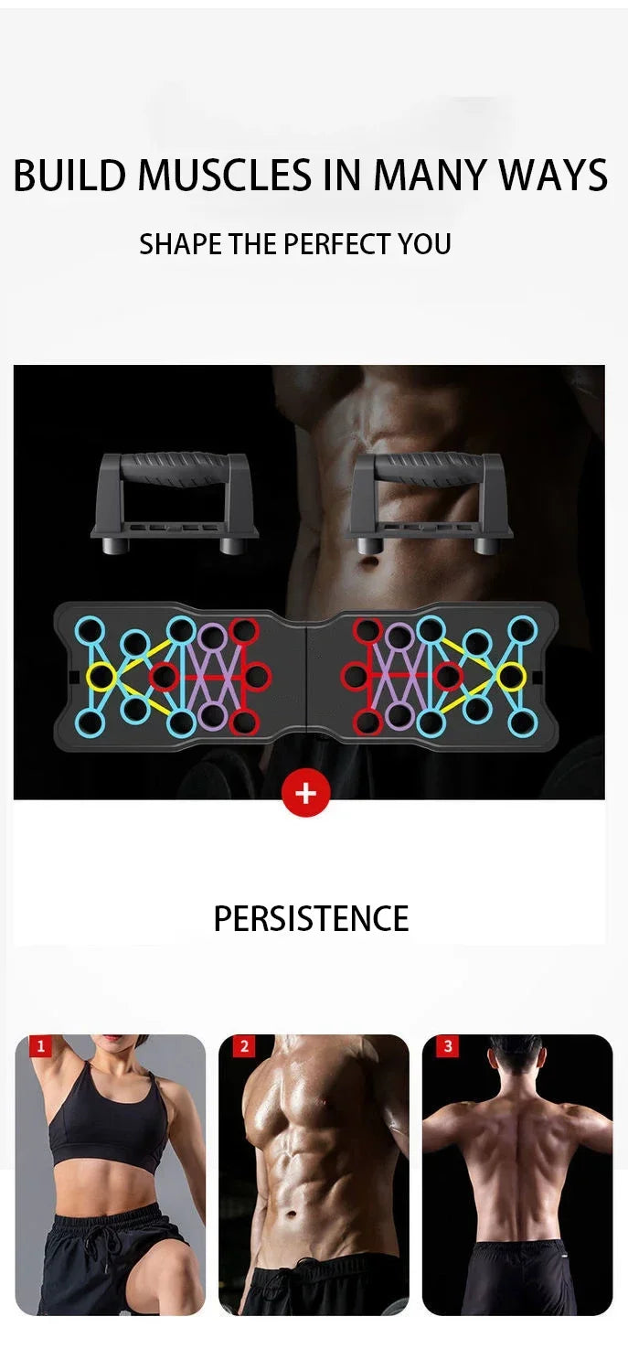 Push Up Training Board Combination Set Home Fitness Equipment Professional Chest Abdomen And Arm Strength Training Equipment