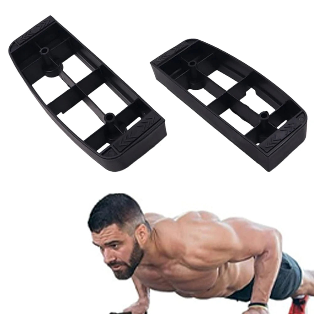 1Pair Fitness Step Pedal Base Adjustable Nonslip Aerobic Fitness Stepper Base Weight Bearing Training Accessory