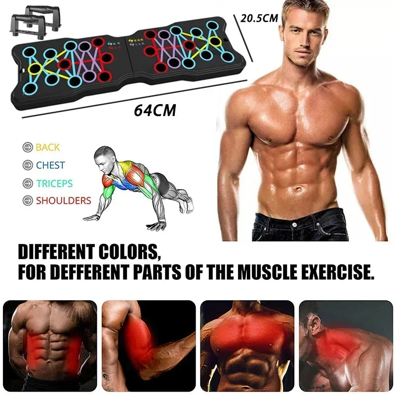 Push Up Training Board Combination Set Home Fitness Equipment Professional Chest Abdomen And Arm Strength Training Equipment
