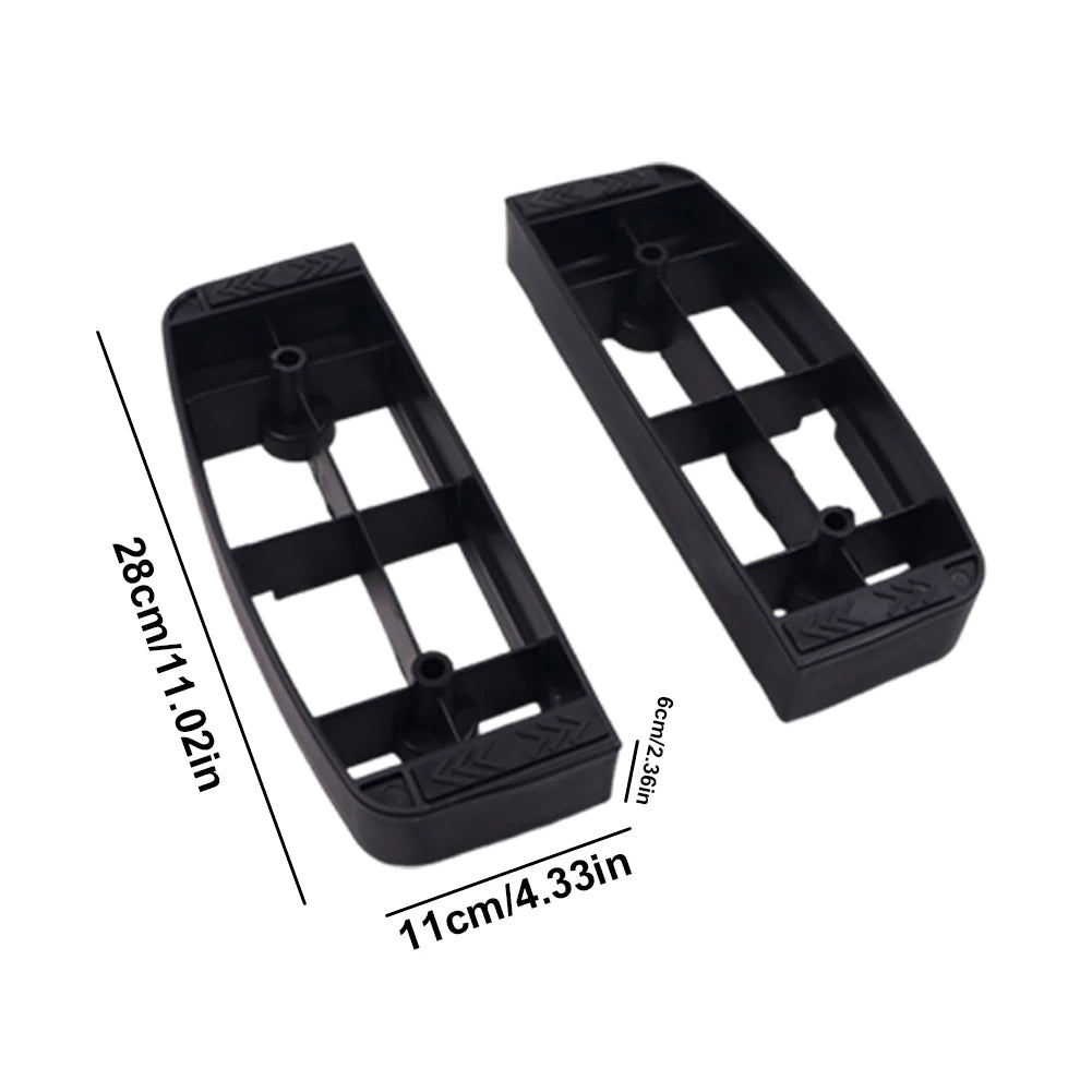 1Pair Fitness Step Pedal Base Adjustable Nonslip Aerobic Fitness Stepper Base Weight Bearing Training Accessory