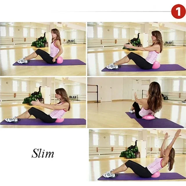 25cm Yoga Ball Exercise Gymnastic Fitness Pilates Ball Balance Exercise Gym Fitness Yoga Core Ball Indoor Training Equipment