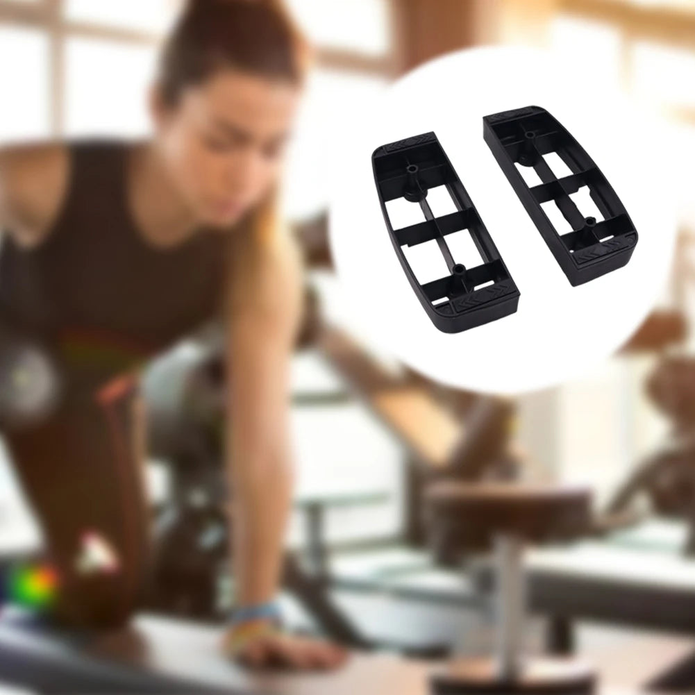 1Pair Fitness Step Pedal Base Adjustable Nonslip Aerobic Fitness Stepper Base Weight Bearing Training Accessory