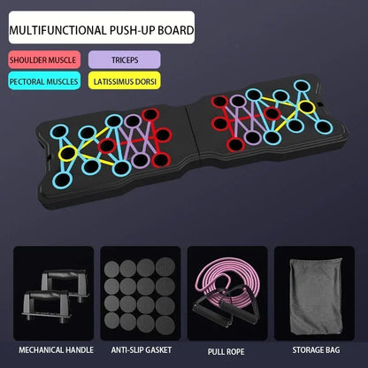 Push Up Training Board Combination Set Home Fitness Equipment Professional Chest Abdomen And Arm Strength Training Equipment