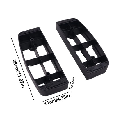 1Pair Fitness Step Pedal Base Adjustable Nonslip Aerobic Fitness Stepper Base Weight Bearing Training Accessory
