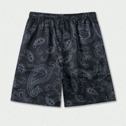 Skull Hand Print Beach Short Men Funny Clothes Quick Dry Drawstring Swim Trunks 2025 Fashion Summer Sports Football Pants