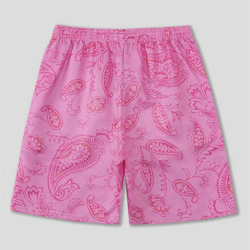 Skull Hand Print Beach Short Men Funny Clothes Quick Dry Drawstring Swim Trunks 2025 Fashion Summer Sports Football Pants