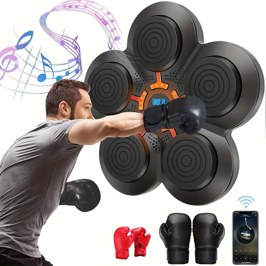 Music Boxing Smart Target Wall Mounted Kick Punching Smart Boxing Target Workout Electronic Music Boxing Machine