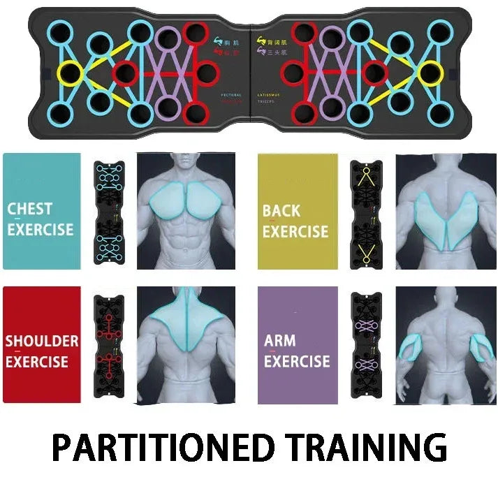Push Up Training Board Combination Set Home Fitness Equipment Professional Chest Abdomen And Arm Strength Training Equipment