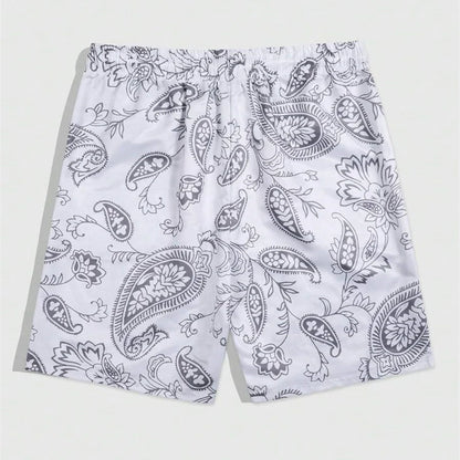 Skull Hand Print Beach Short Men Funny Clothes Quick Dry Drawstring Swim Trunks 2025 Fashion Summer Sports Football Pants