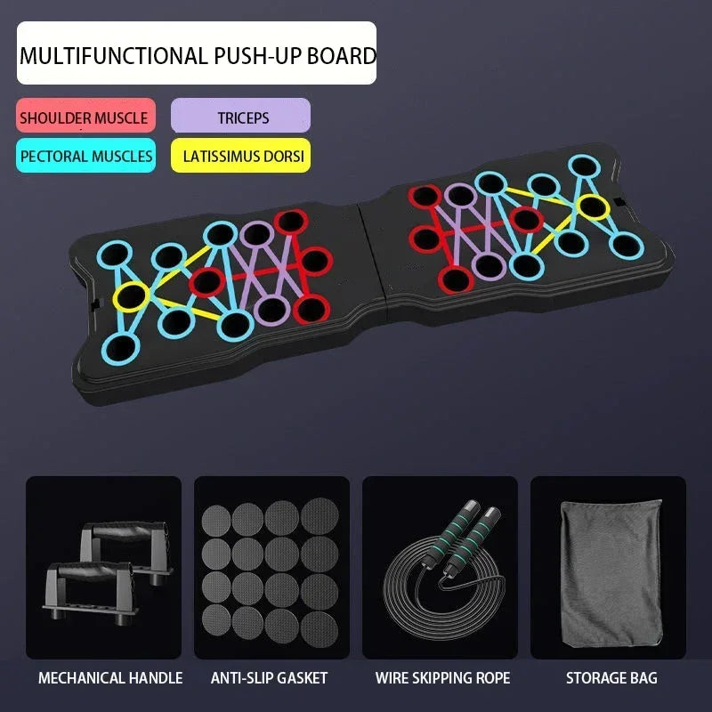 Push Up Training Board Combination Set Home Fitness Equipment Professional Chest Abdomen And Arm Strength Training Equipment